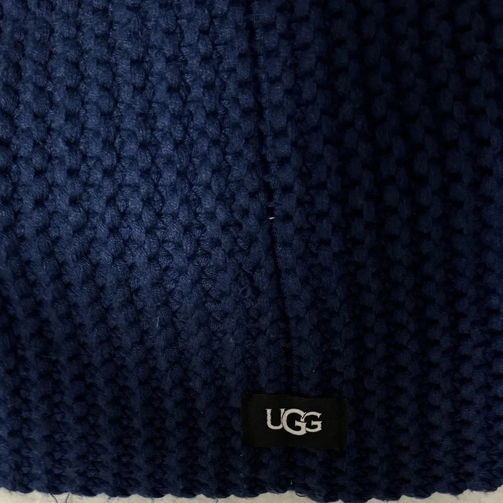 UGG Blue Knit Infinity Scarf